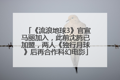 《流浪地球3》官宣马丽加入，此前沈腾已加盟，两人《独行月球》后再合作科幻电影