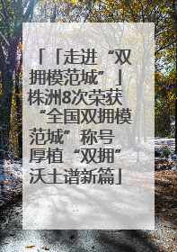 「走进“双拥模范城”」株洲8次荣获“全国双拥模范城”称号 厚植“双拥”沃土谱新篇