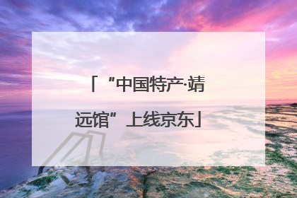 “中国特产·靖远馆”上线京东