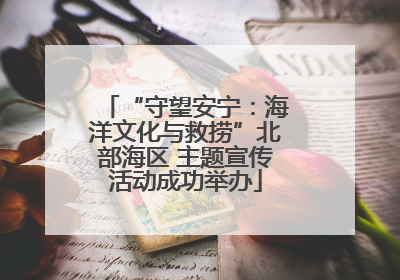 “守望安宁：海洋文化与救捞”北部海区 主题宣传活动成功举办
