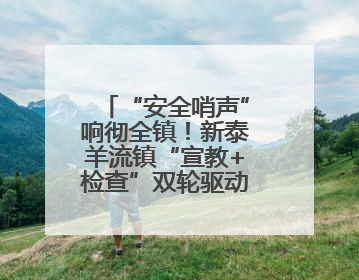 “安全哨声”响彻全镇！新泰羊流镇“宣教+检查”双轮驱动筑牢安全防线
