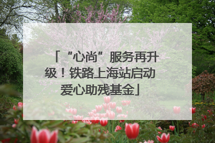 “心尚”服务再升级！铁路上海站启动爱心助残基金