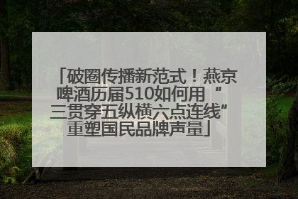 破圈传播新范式！燕京啤酒历届510如何用“三贯穿五纵横六点连线”重塑国民品牌声量