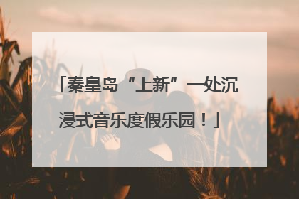 秦皇岛“上新”一处沉浸式音乐度假乐园！