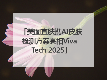美图宜肤携AI皮肤检测方案亮相VivaTech 2025