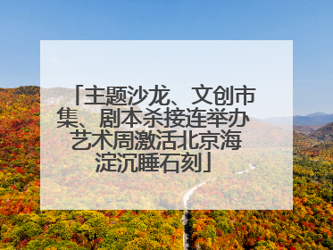 主题沙龙、文创市集、剧本杀接连举办 艺术周激活北京海淀沉睡石刻