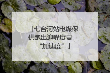 七台河站电煤保供跑出迎峰度夏 “加速度”