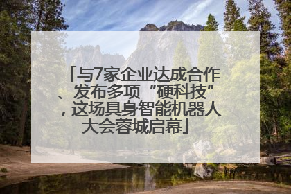 与7家企业达成合作、发布多项“硬科技”，这场具身智能机器人大会蓉城启幕