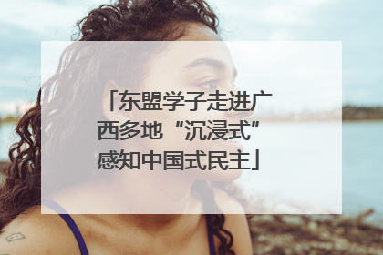 东盟学子走进广西多地“沉浸式”感知中国式民主