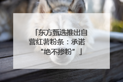 东方甄选推出自营红薯粉条：承诺“绝不掺粉”
