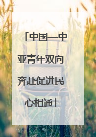 中国—中亚青年双向奔赴促进民心相通