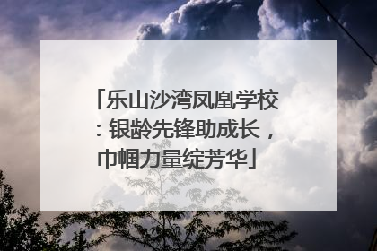 乐山沙湾凤凰学校：银龄先锋助成长，巾帼力量绽芳华