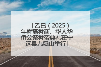 乙巳（2025）年舜裔舜商、华人华侨公祭舜帝典礼在宁远县九嶷山举行