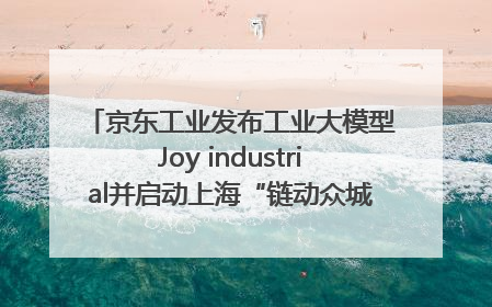 京东工业发布工业大模型Joy industrial并启动上海“链动众城 万亿降本”计划