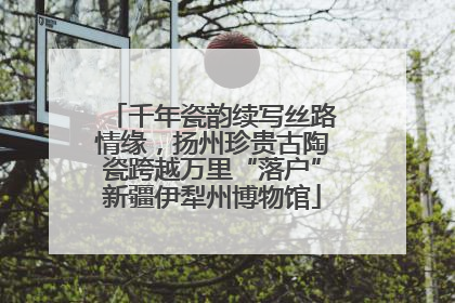 千年瓷韵续写丝路情缘，扬州珍贵古陶瓷跨越万里“落户”新疆伊犁州博物馆