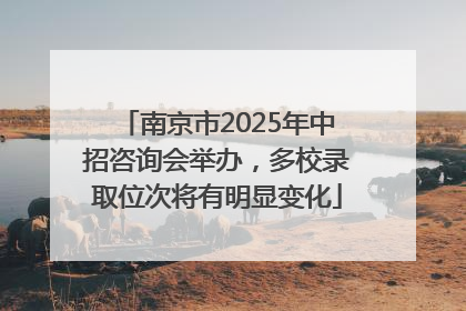 南京市2025年中招咨询会举办，多校录取位次将有明显变化