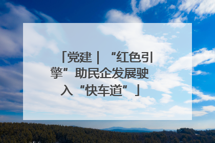 党建｜“红色引擎”助民企发展驶入“快车道”