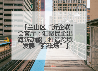 兰山区“沂企联”会客厅：汇聚民企出海新动能，打造跨境发展“强磁场”