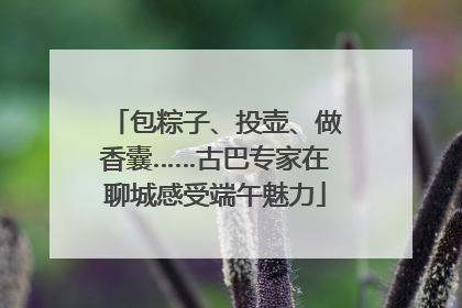 包粽子、投壶、做香囊……古巴专家在聊城感受端午魅力