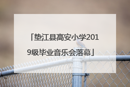 垫江县高安小学2019级毕业音乐会落幕