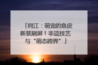 同江：萌宠的鱼皮新装刷屏！非遗技艺与“萌态跨界”