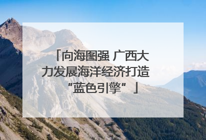 向海图强 广西大力发展海洋经济打造“蓝色引擎”