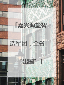 嘉兴海盐智造军团，全省“出圈”