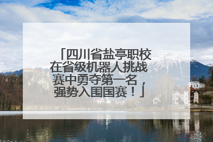 四川省盐亭职校在省级机器人挑战赛中勇夺第一名，强势入围国赛！