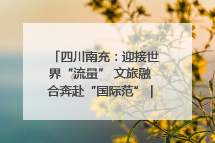 四川南充：迎接世界“流量” 文旅融合奔赴“国际范”｜话锦绣·说安逸