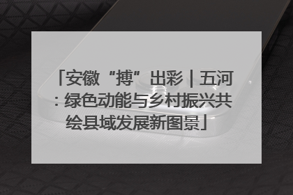 安徽“搏”出彩｜五河：绿色动能与乡村振兴共绘县域发展新图景