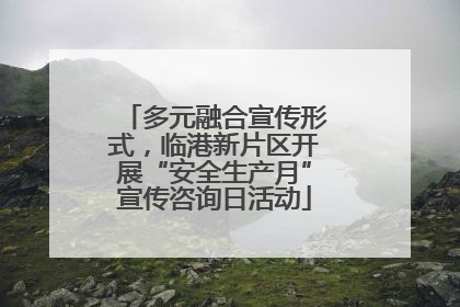 多元融合宣传形式，临港新片区开展“安全生产月”宣传咨询日活动