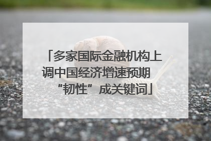 多家国际金融机构上调中国经济增速预期 “韧性”成关键词