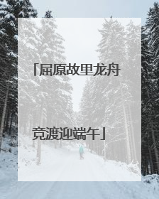 屈原故里龙舟竞渡迎端午