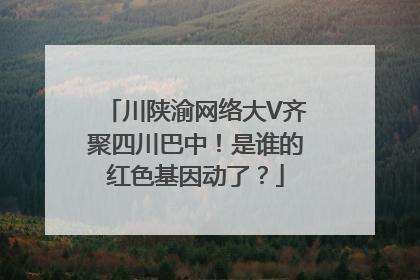 川陕渝网络大V齐聚四川巴中！是谁的红色基因动了？