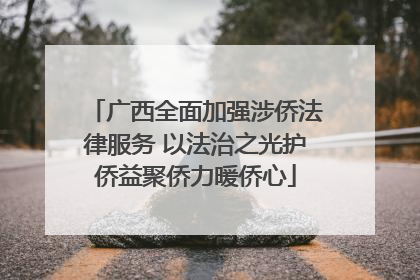 广西全面加强涉侨法律服务 以法治之光护侨益聚侨力暖侨心