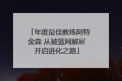 年度最佳教练阿特金森 从被篮网解雇开启进化之路