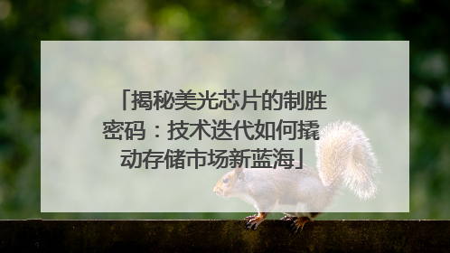 揭秘美光芯片的制胜密码：技术迭代如何撬动存储市场新蓝海