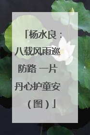 杨水良：八载风雨巡防路 一片丹心护童安（图）
