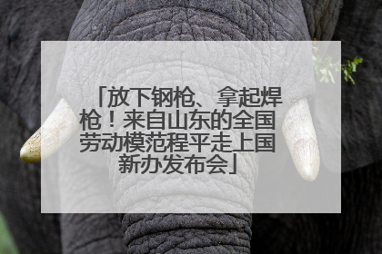 放下钢枪、拿起焊枪！来自山东的全国劳动模范程平走上国新办发布会