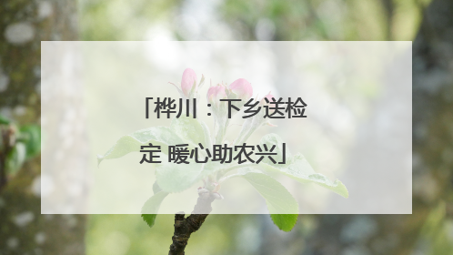 桦川：下乡送检定 暖心助农兴