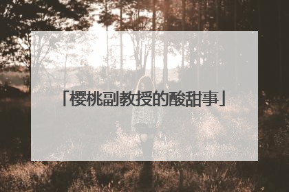 樱桃副教授的酸甜事