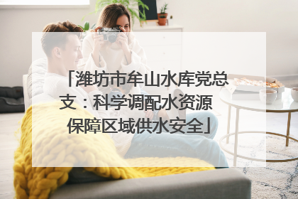 潍坊市牟山水库党总支：科学调配水资源 保障区域供水安全