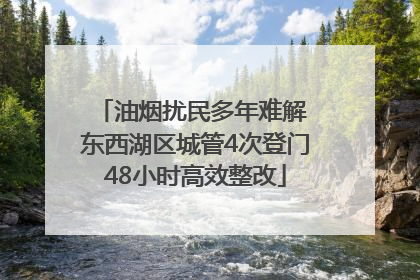 油烟扰民多年难解 东西湖区城管4次登门48小时高效整改