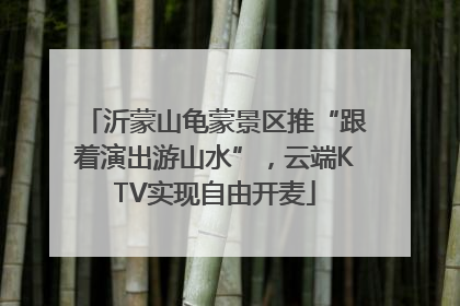 沂蒙山龟蒙景区推“跟着演出游山水”，云端KTV实现自由开麦