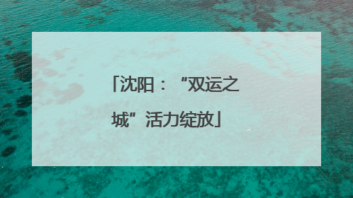 沈阳：“双运之城”活力绽放