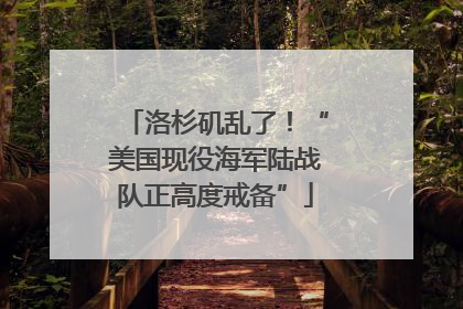 洛杉矶乱了！“美国现役海军陆战队正高度戒备”