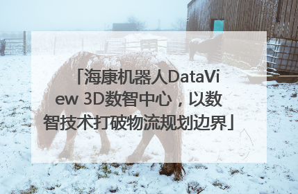 海康机器人DataView 3D数智中心，以数智技术打破物流规划边界