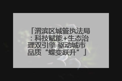 渭滨区城管执法局：科技赋能+生态治理双引擎 驱动城市品质“蝶变跃升”