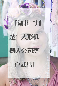 湖北“荆楚”人形机器人公司落户武昌