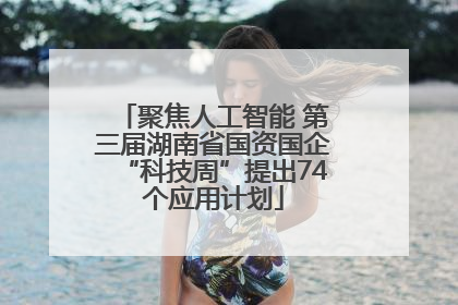 聚焦人工智能 第三届湖南省国资国企“科技周”提出74个应用计划